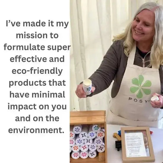 Ginger & Mint POSY Natural Deodorants | Aluminum-Free & Eco-Friendly