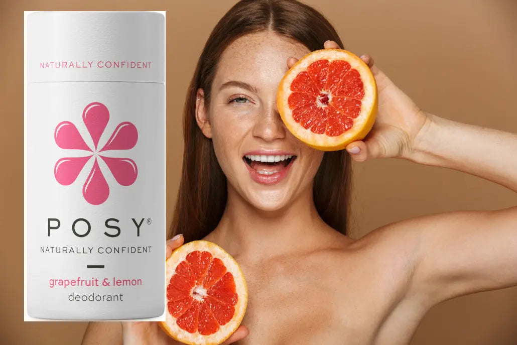 Grapefruit & Lemon POSY Natural Deodorants | Aluminum-Free & Eco-Friendly