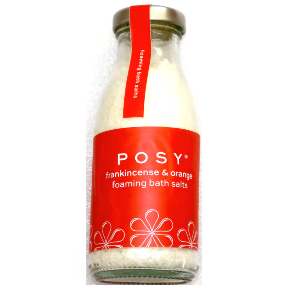 POSY frankincense and orange foaming bath salts