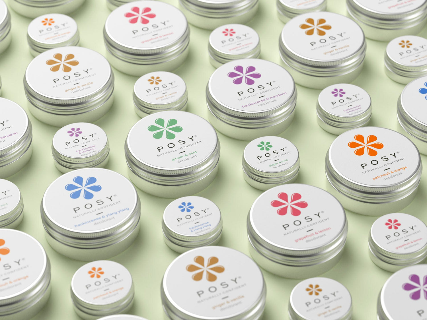 POSY foaming bath salt in mini travel tin