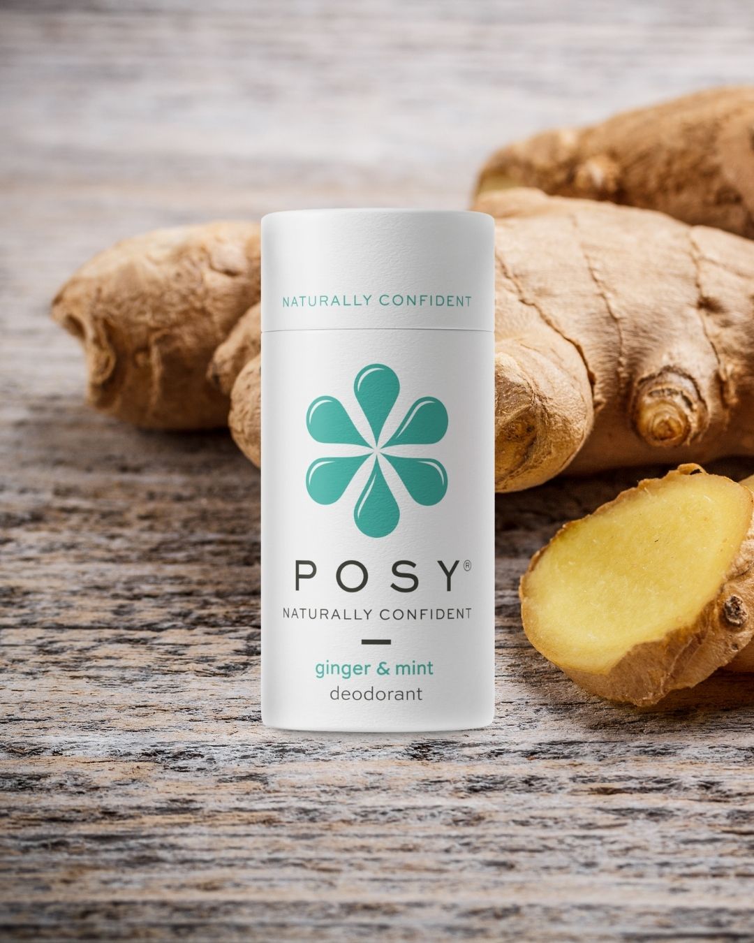 Ginger & Mint POSY Natural Deodorants | Aluminum-Free & Eco-Friendly