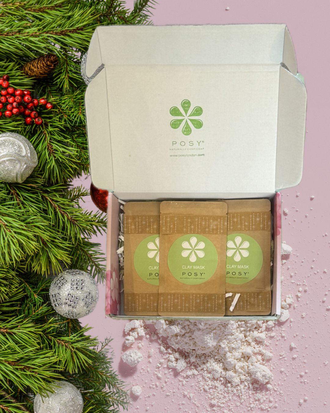 🎄 Make Your Own Clay Mask - Gift Box of 3 ✨