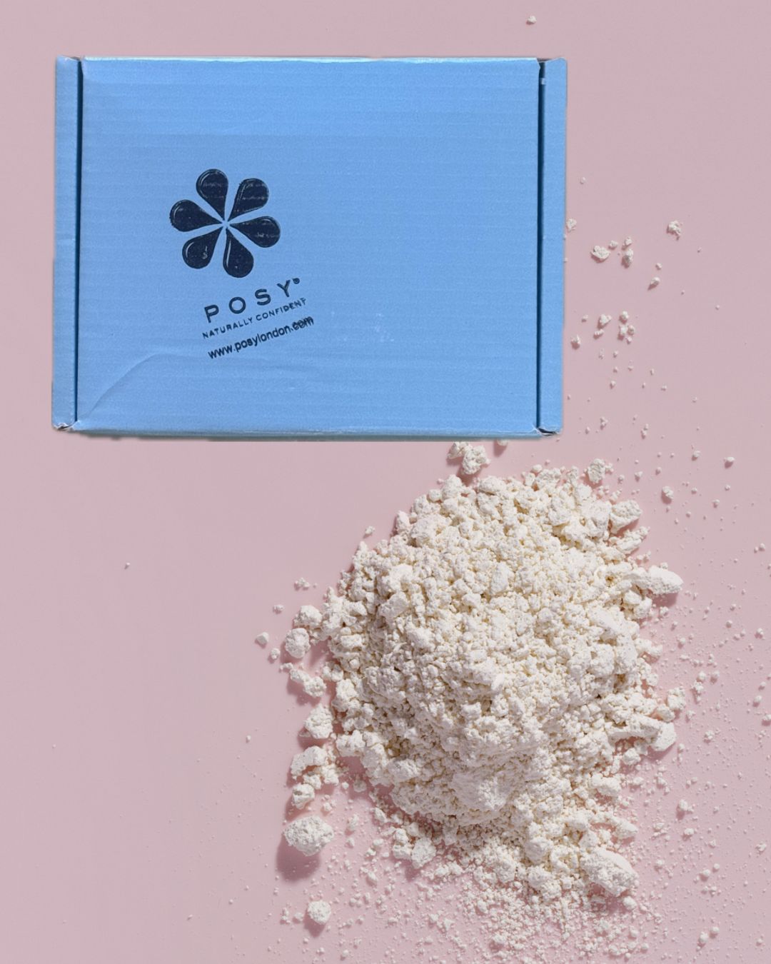 POSY Kaolin clay gentle on your skin sent in a  blue gift box 