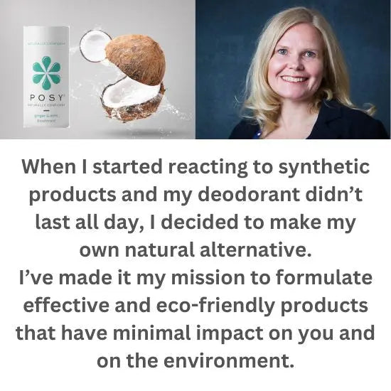 Ginger & Grapefruit POSE Natural Deodorants | Aluminum-Free & Eco-Friendly