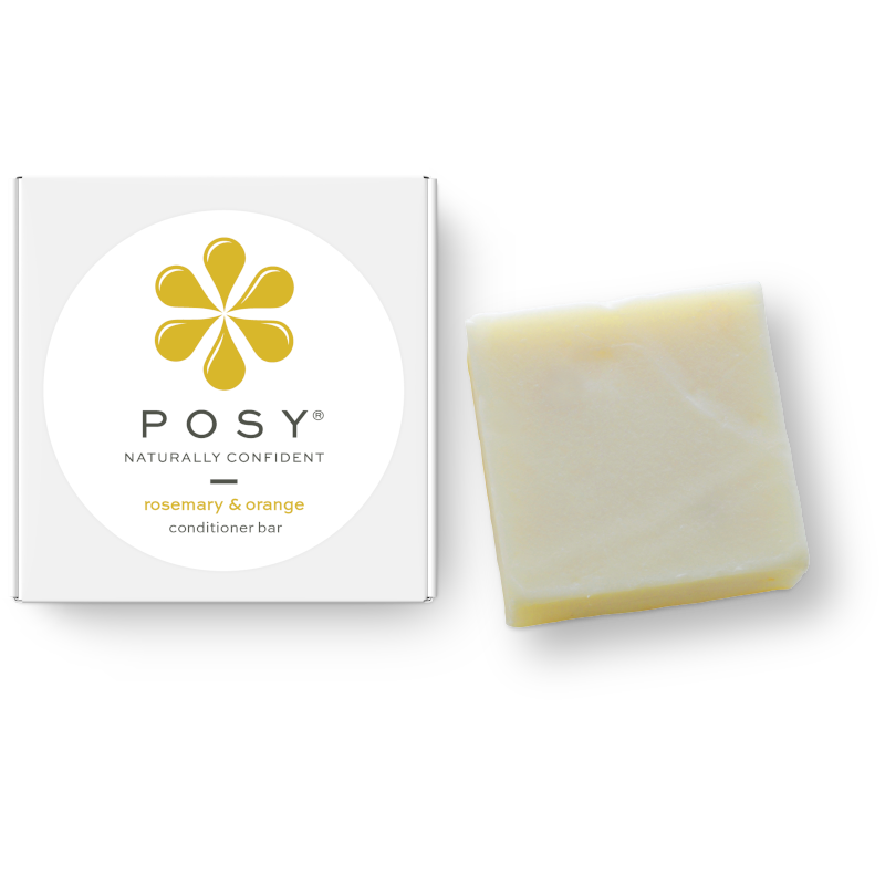POSY conditioner bar, plastic free, rosemary & orange