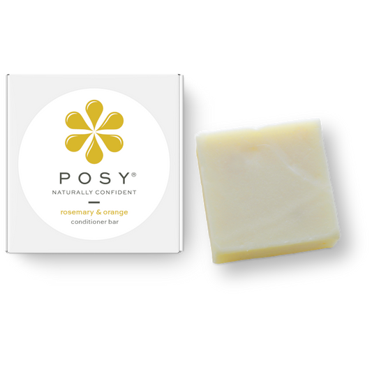 POSY conditioner bar, plastic free, rosemary & orange
