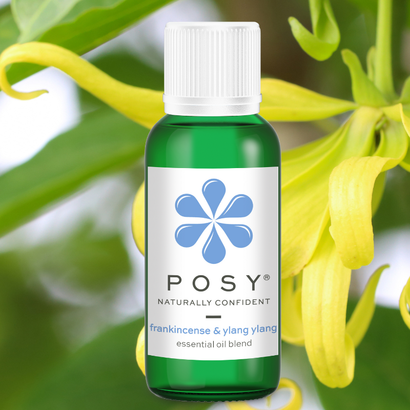 POSY essentail oil blend of frankincense and ylang ylang