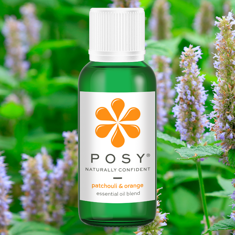 POSY essential oil blend of patchouli and orange