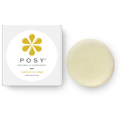 POSY rosemary and orange shampoo bar, plastic free
