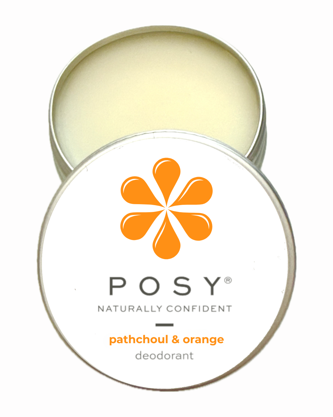 Patchouli & Orange natural deodorant tin
