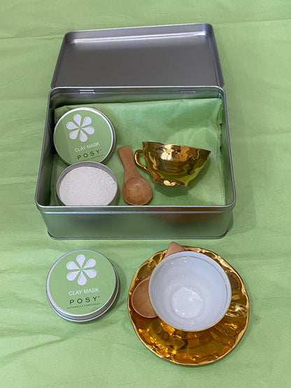 Make your own clay mask for two. Calling all besties, moms & daughters, fathers & sons. Spend some quality time together posy-london