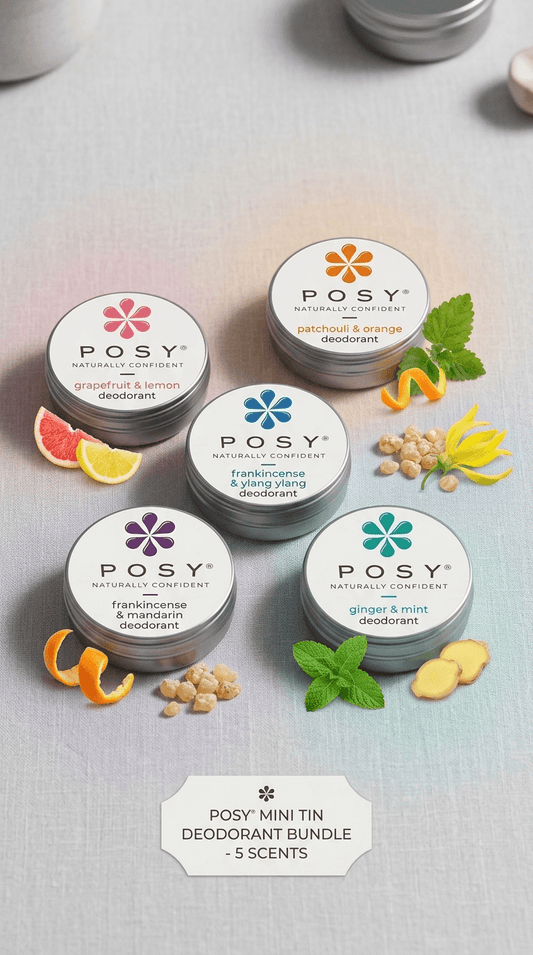 5 Scent Starter Set | Natural Deodorant Minis