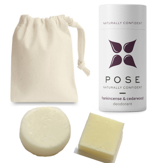 Eco-friendly deodorant and shampoo and conditioner bars