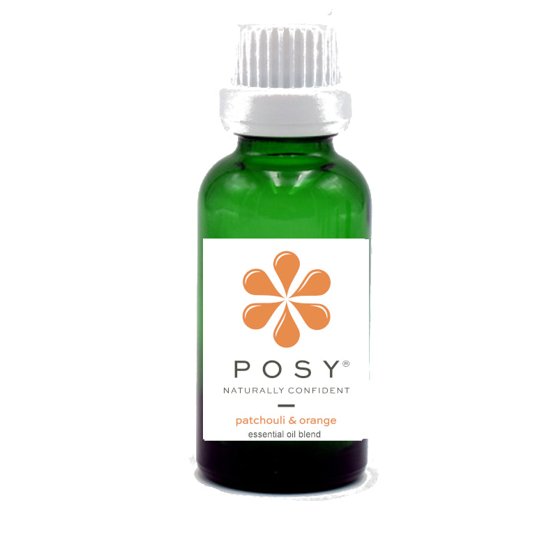 POSY patchouli and orange essential oil blends