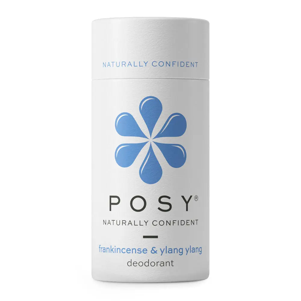 POSY natural deodorant frankincense and ylang ylang dodorant in plastic free tube